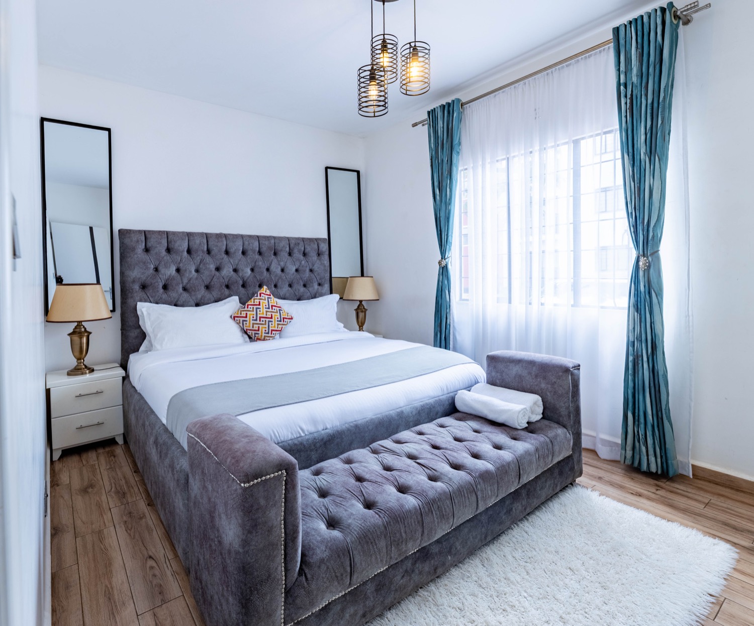 Furnished bedroom with fresh linen, Tatu City